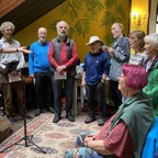 Singing inside Allan Bank