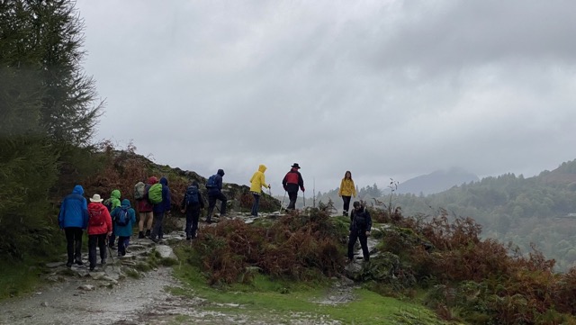 Walking from Rydal Cave