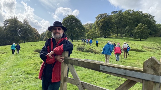 Setting off to sing at Allan Bank